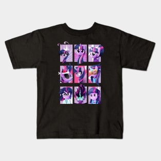 Forms of Twilight Sparkle Kids T-Shirt